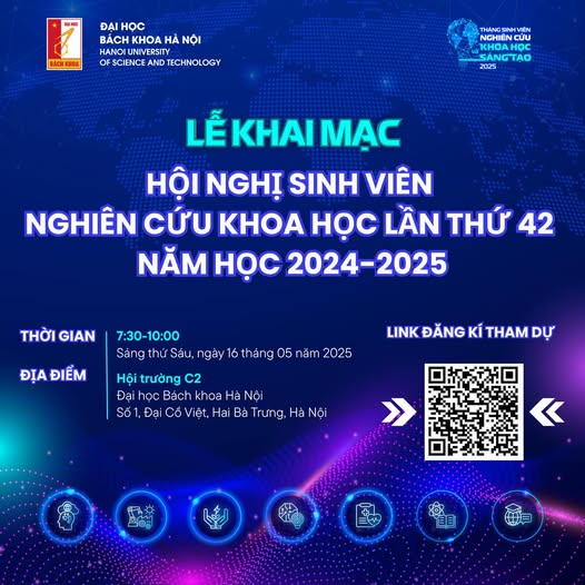 🔥🔥BẬT MÍ SỰ KIỆN HOT HOT HOT - LỄ KHAI MẠC HỘI NGHỊ SINH VIÊN NGHIÊN CỨU KHOA HỌC LẦN THỨ 42 NĂM HỌC 2024-2025🔥🔥